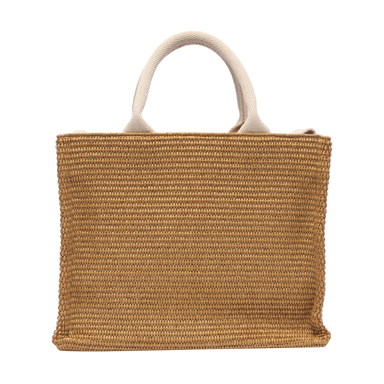 Marni Women Rafia Effect Small Logo Tote Bag