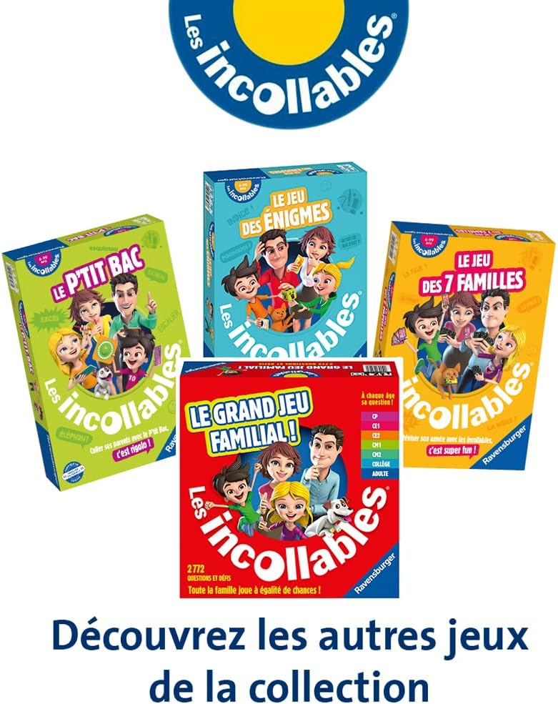 Ravensburger – 26624 – Card Game of 7 Families Incollables