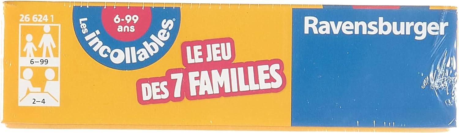 Ravensburger – 26624 – Card Game of 7 Families Incollables
