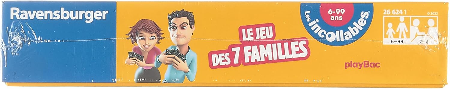Ravensburger – 26624 – Card Game of 7 Families Incollables