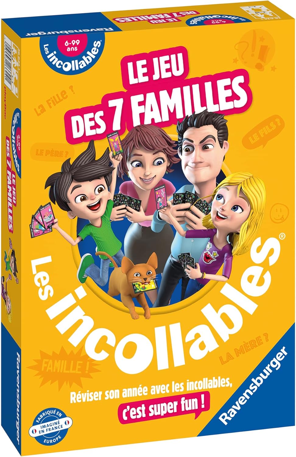 Ravensburger – 26624 – Card Game of 7 Families Incollables