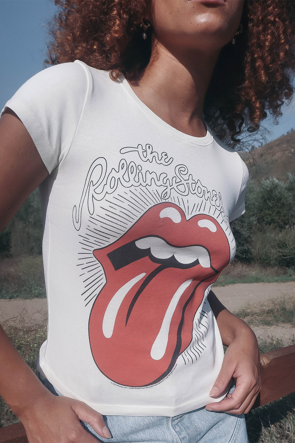 Rolling Stones Ruby Tuesday Baby Tee by People of Leisure