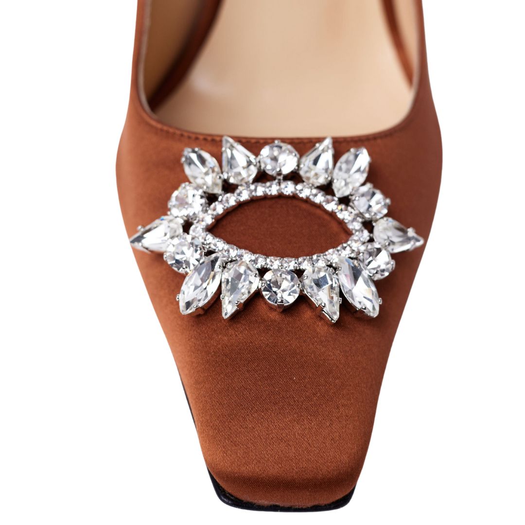 Brown Pumps 100