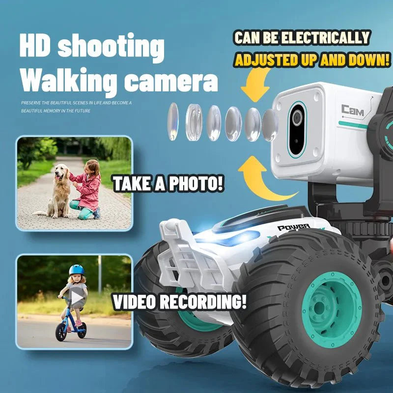 Remote Control Car Photography HD Video Real-time Video Dialogue Smart Off-road Vehicle Children Rc Car Toy Gift