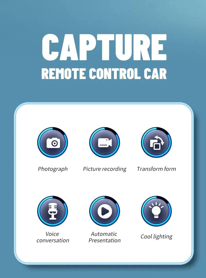 Remote Control Car Photography HD Video Real-time Video Dialogue Smart Off-road Vehicle Children Rc Car Toy Gift