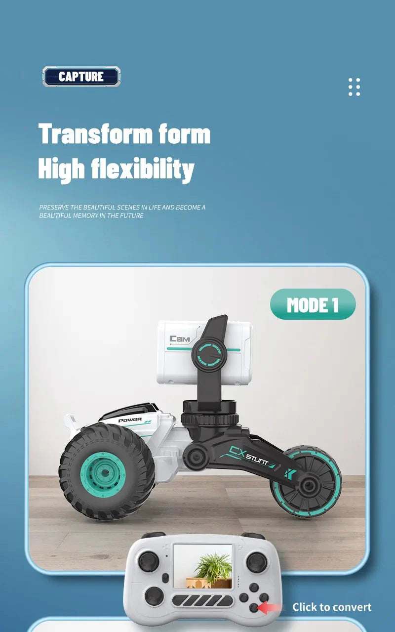 Remote Control Car Photography HD Video Real-time Video Dialogue Smart Off-road Vehicle Children Rc Car Toy Gift