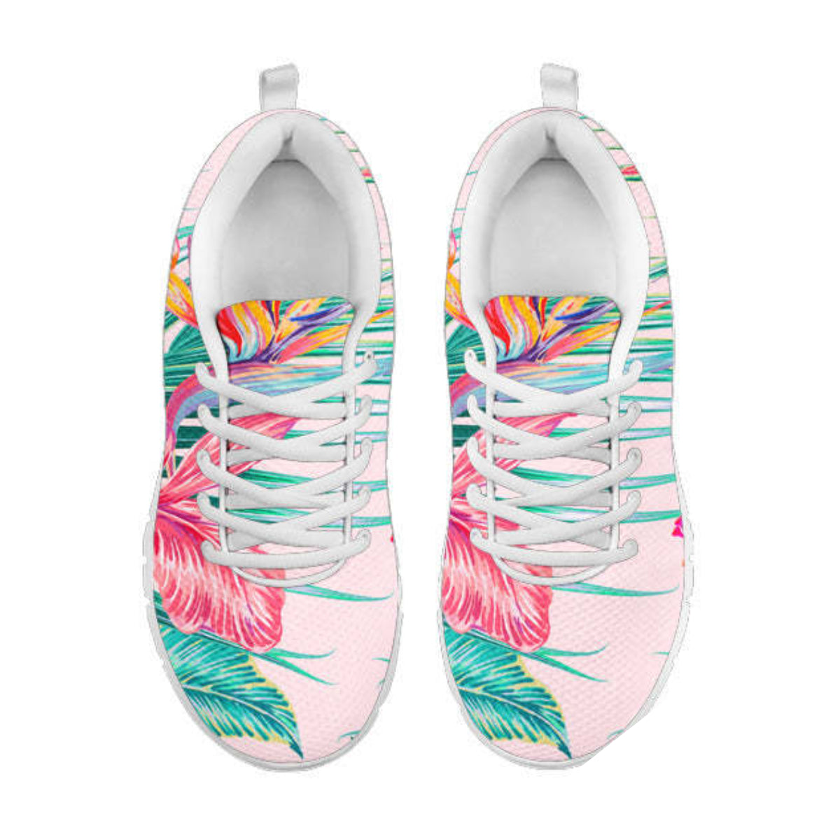 Flamingo Tropical Flower Sneakers