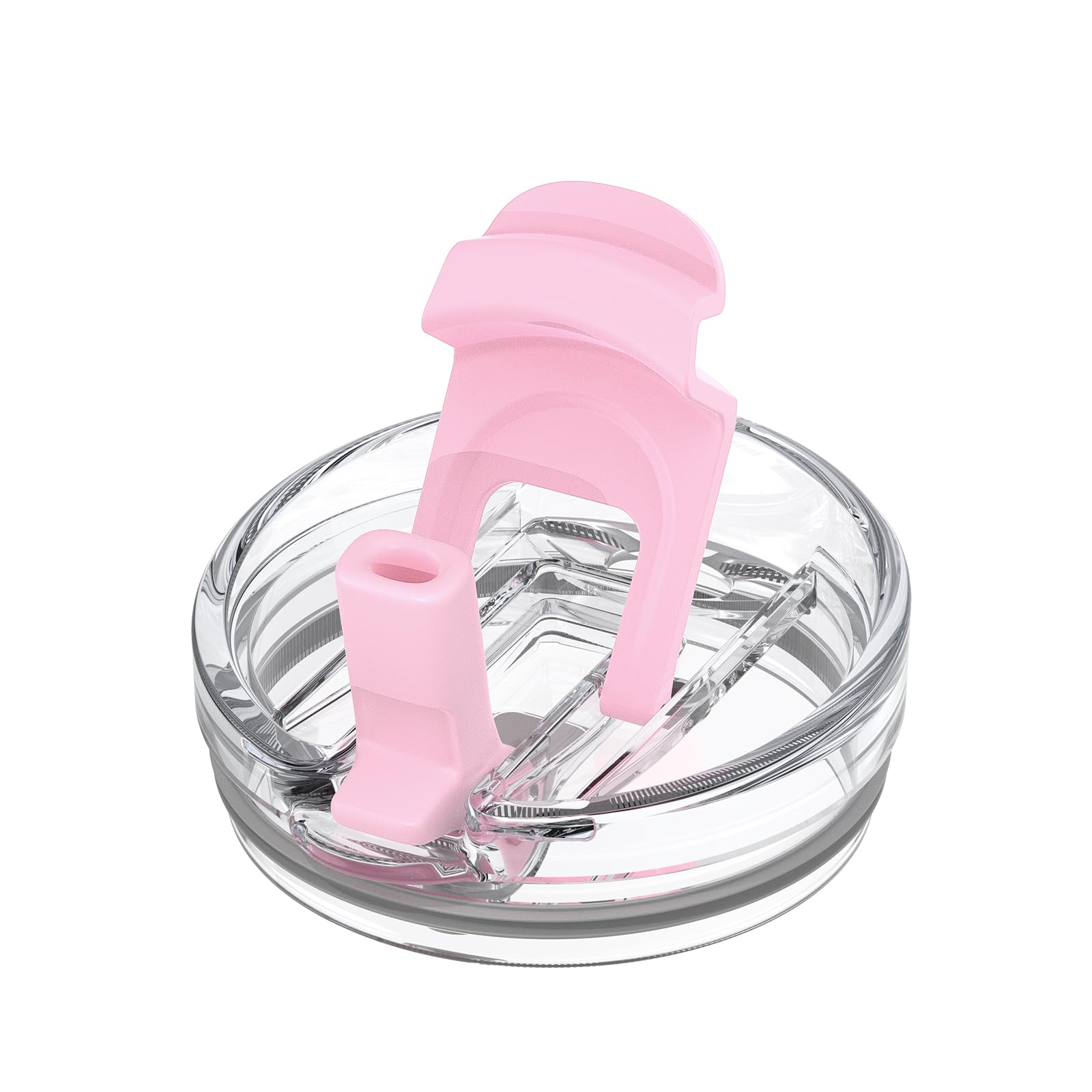 Replacement Bamboo Lid for Tumblers, Press-In Lid, Fits Tronco 32 oz 42 oz Glass Tumblers with Handle, Amber