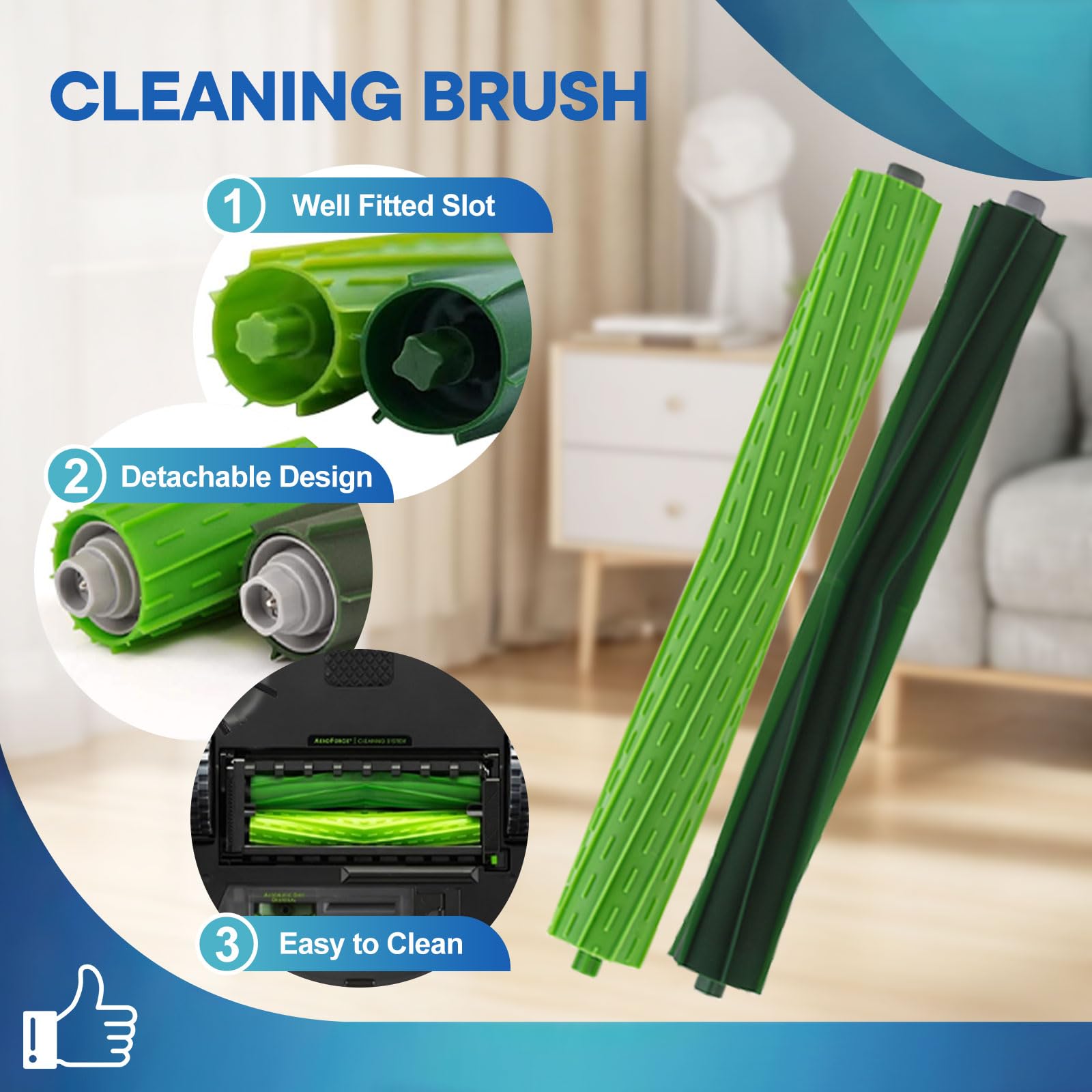 Replacement Parts for iRobot Roomba s9 (9150) s9+ s9 Plus (9550) s Series Vacuum Cleaner, Accessories includes 1 Set of Multi-Surface Rubber Brush,4 Side Brushes,4 Filters,4 Dust Bags