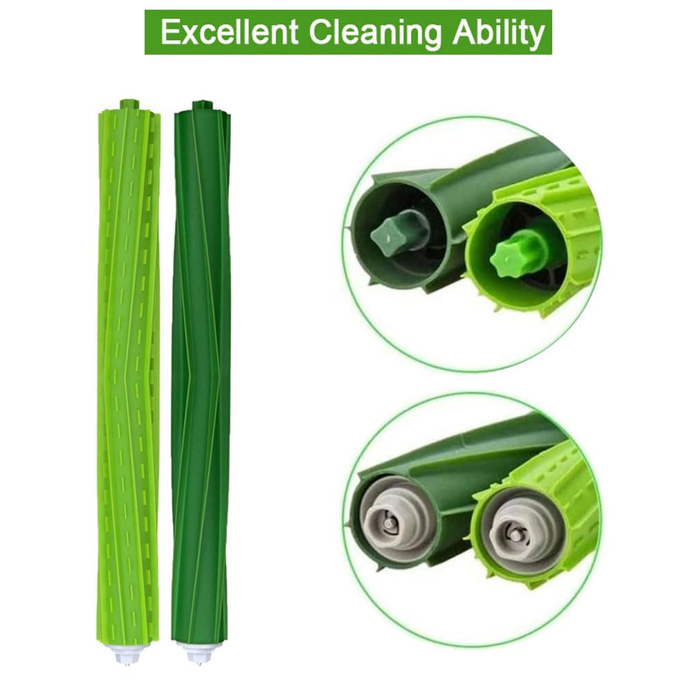 Replacement Parts for iRobot Roomba s9 (9150) s9+ s9 Plus (9550) s Series Vacuum Cleaner, Accessories includes 1 Set of Multi-Surface Rubber Brush,4 Side Brushes,4 Filters,4 Dust Bags