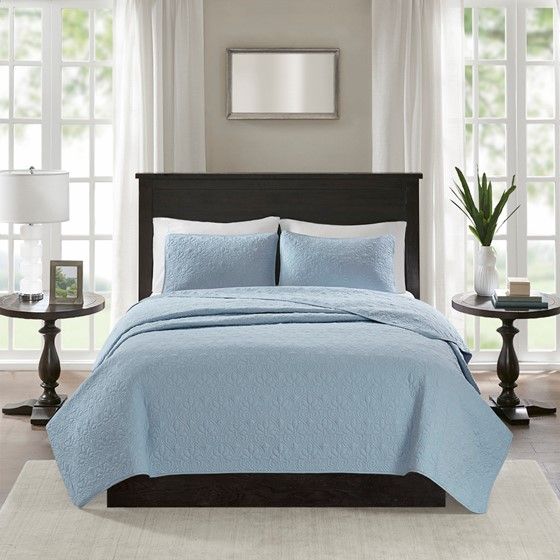 Reversible Quilt Set Blue Full/Queen