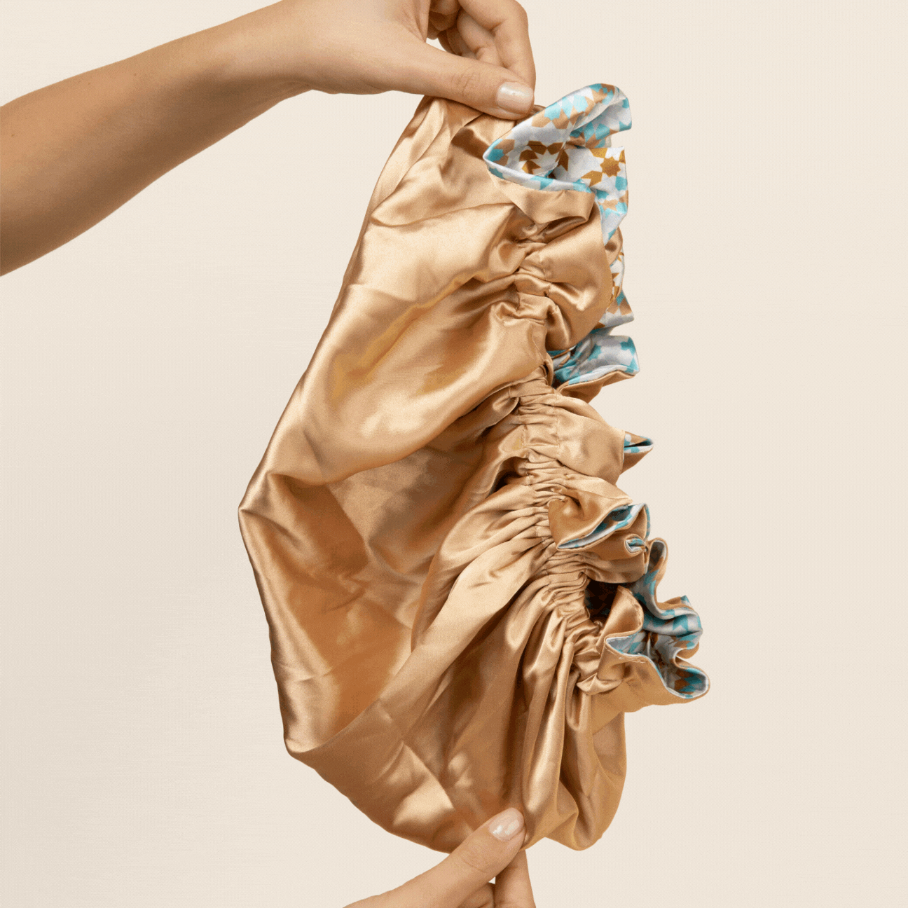 Reversible Satin Hair Bonnet