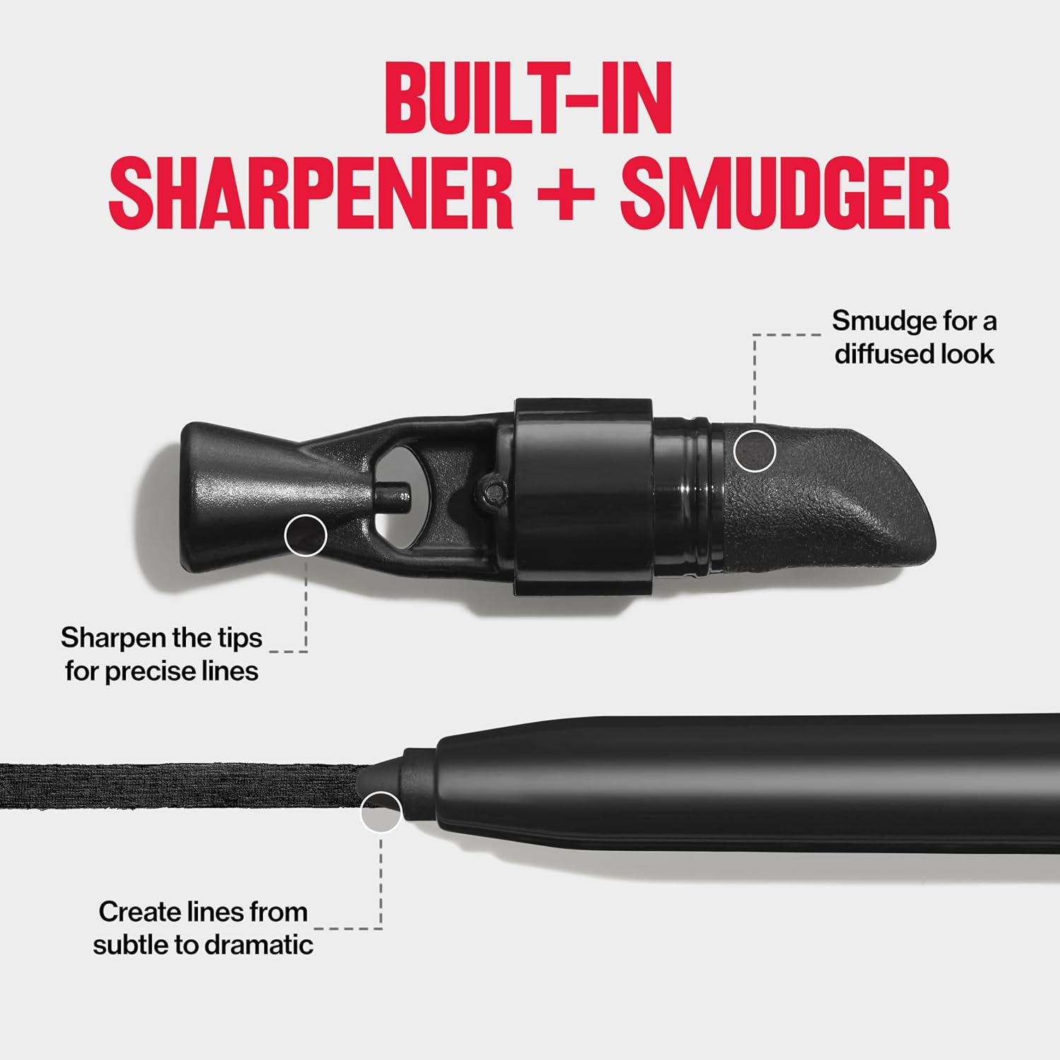 Revlon ColorStay Pencil Waterproof Eyeliner, Smudge-Proof, Eye Makeup with Built-In Sharpener, 202 Black Brown, 0.01 oz