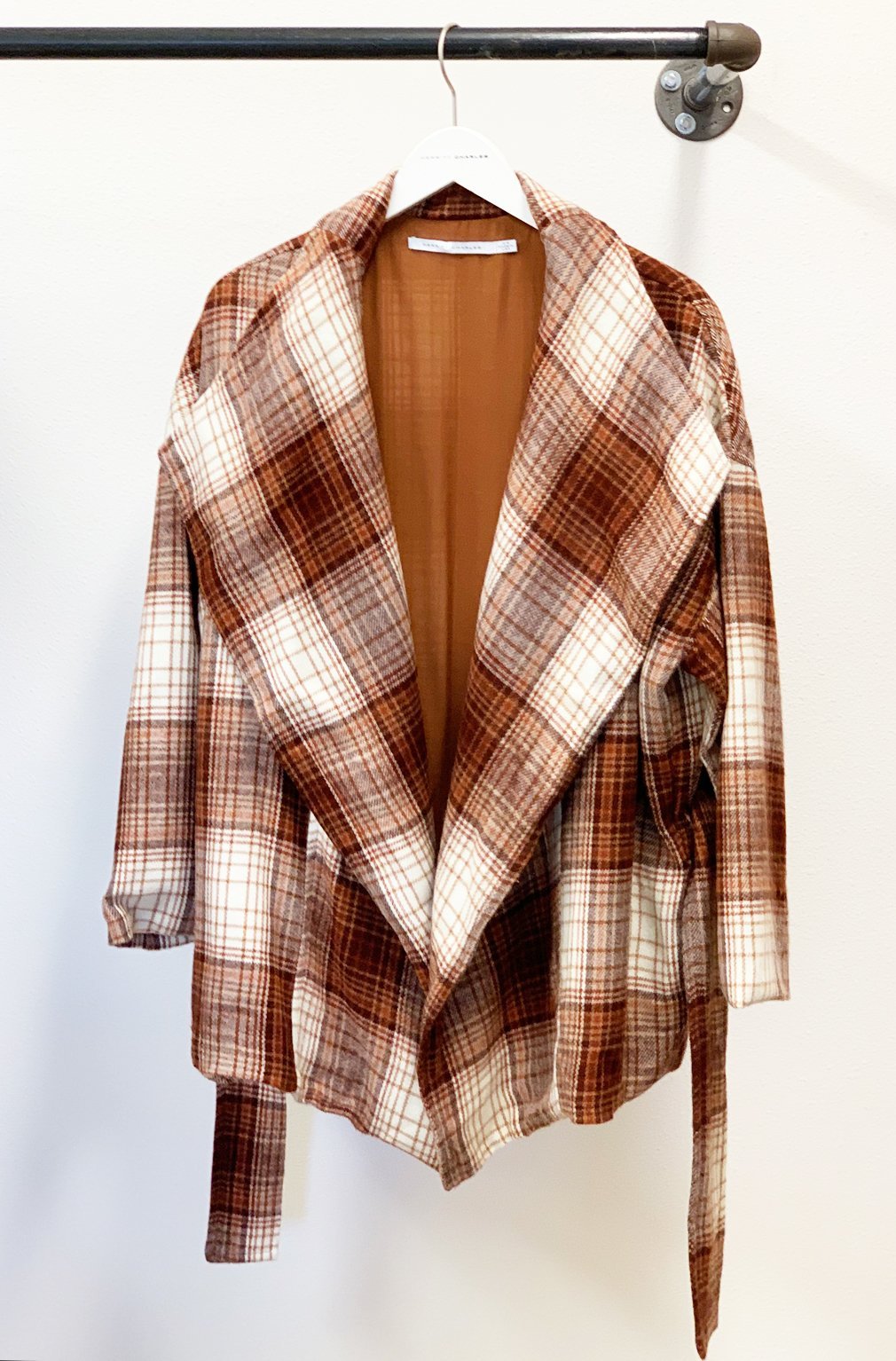 River Jacket - Sahara Plaid  (One Size)