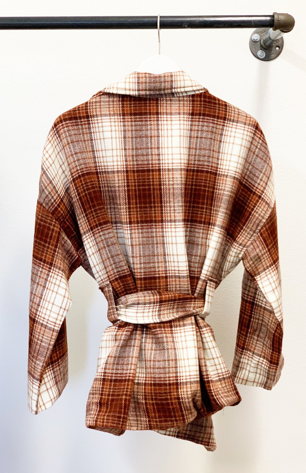 River Jacket - Sahara Plaid  (One Size)