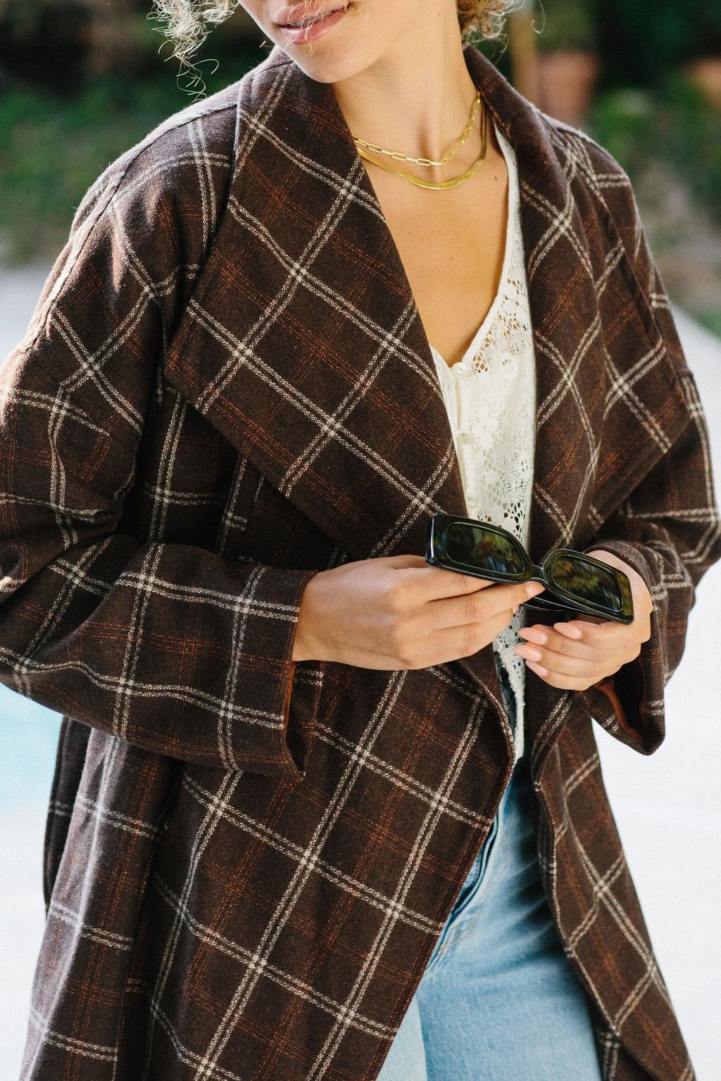 River Jacket - Vintage Plaid  (One Size)