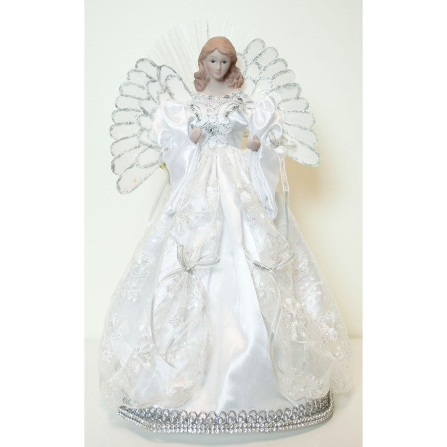 16 Inch Fiber Optic Ivory Angel