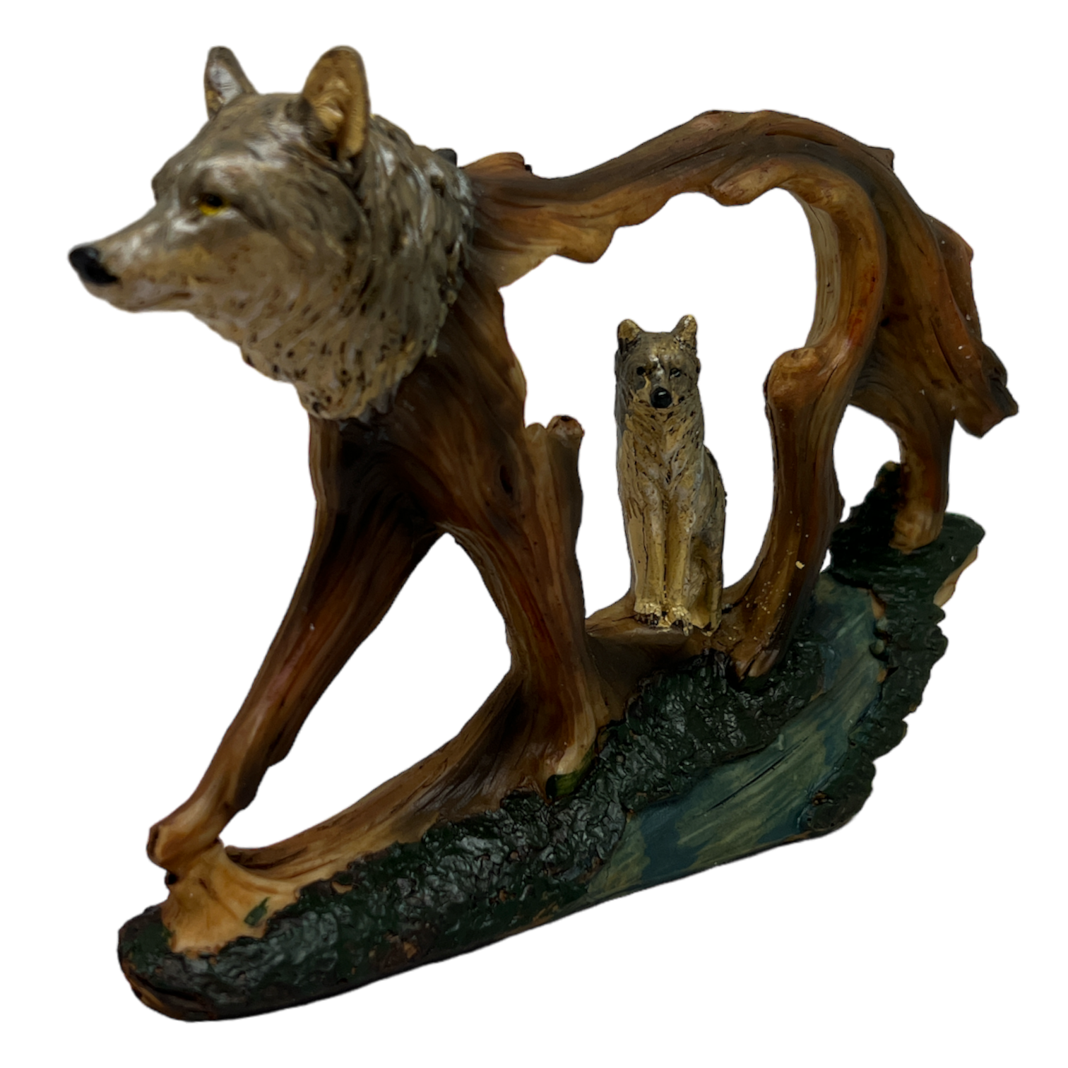 Wolf In A Wolf Figurine