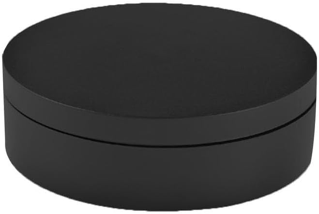 Rotatable Electric Display Stand, Small Turntable for Live Streaming & Video Shooting, Camera Accessory(Super good qualiey) (Black)
