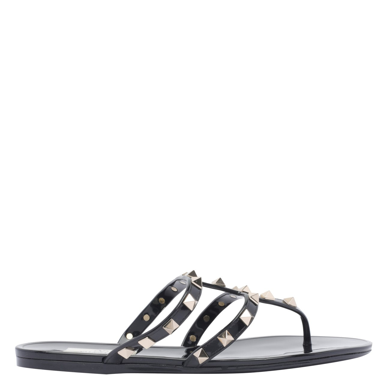 Valentino Garavani Women Rubber Rockstud Sandals