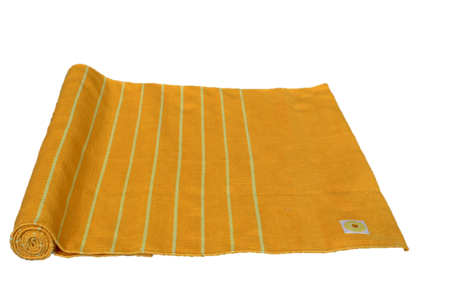 Handwoven cotton Floor Yoga Meditation Prayer Rug by OMSutra