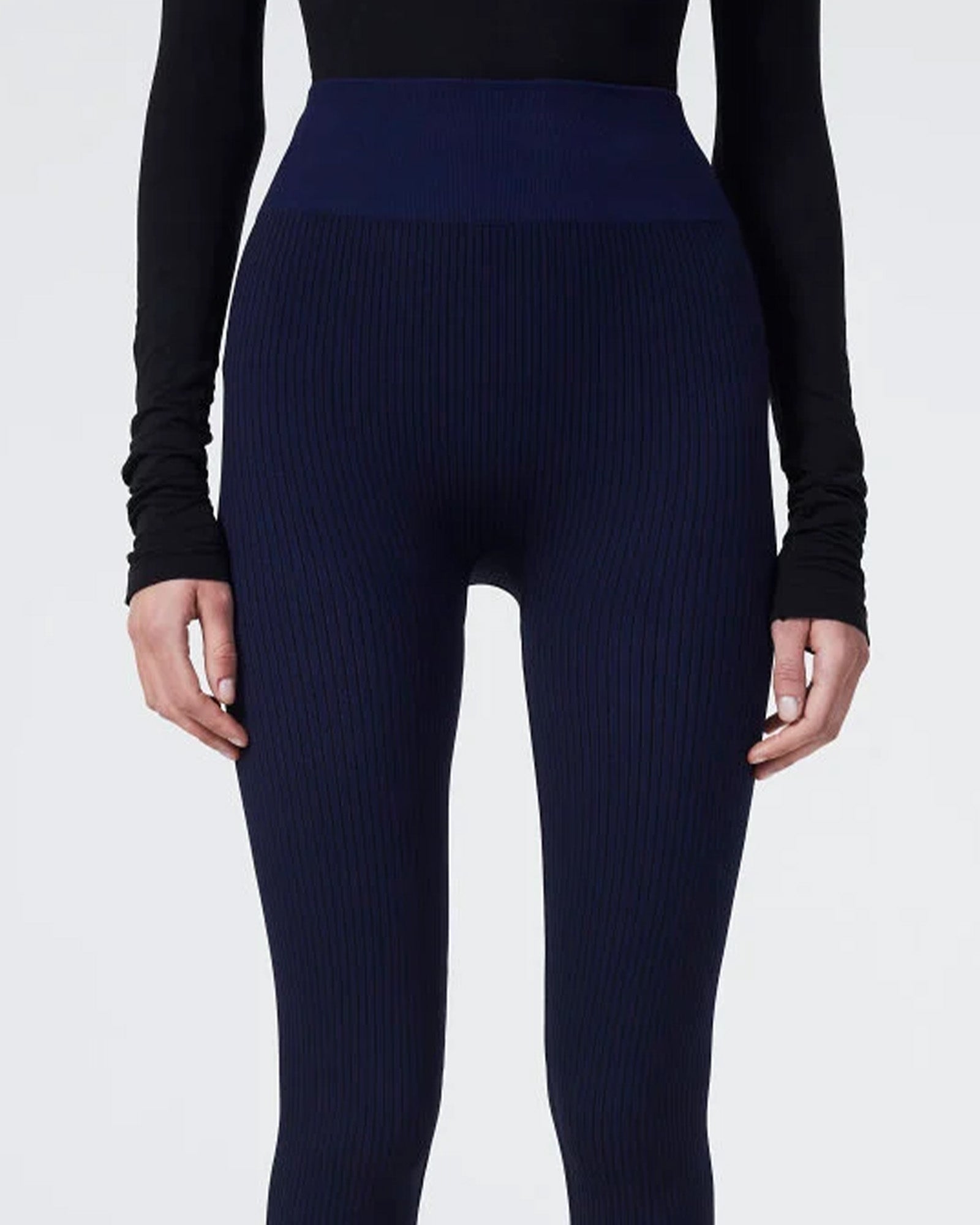 Rodebier Colab Ria RIb Leggings - Navy