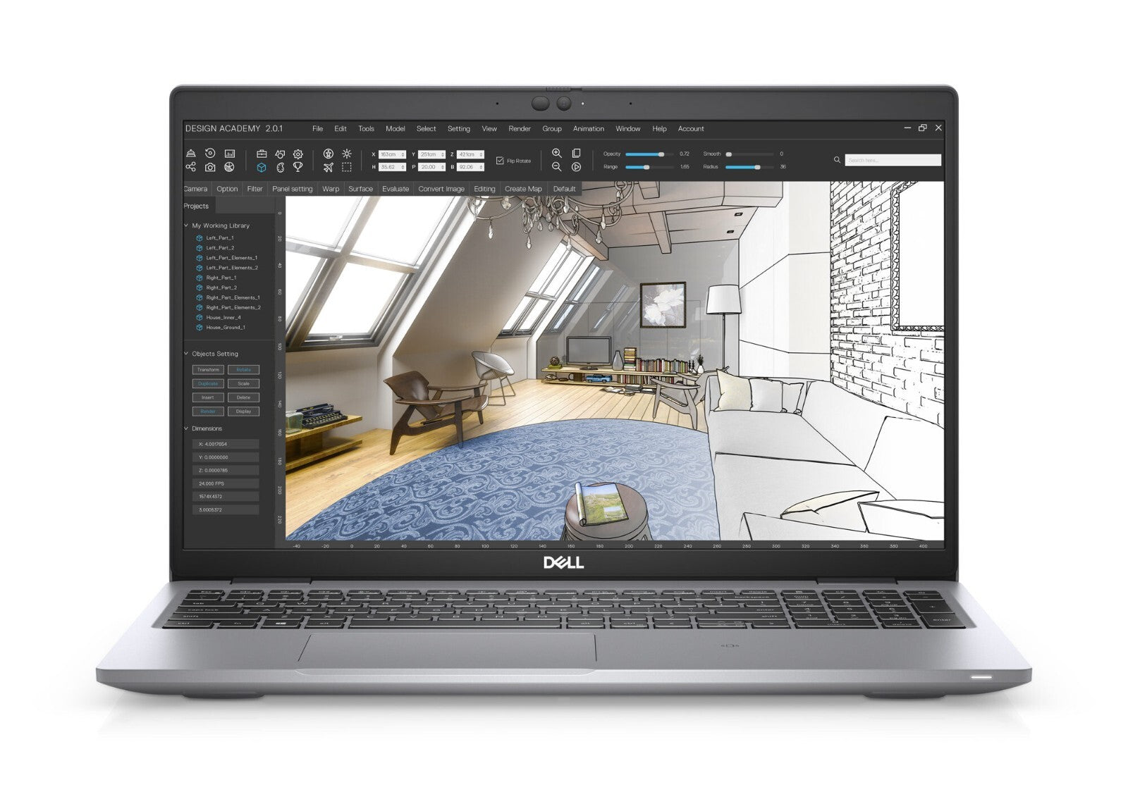 Dell 3560 Precision 15.6" Touchscreen Laptop – I 5, 16GB RAM 512GB SSD Windows 10 Pro