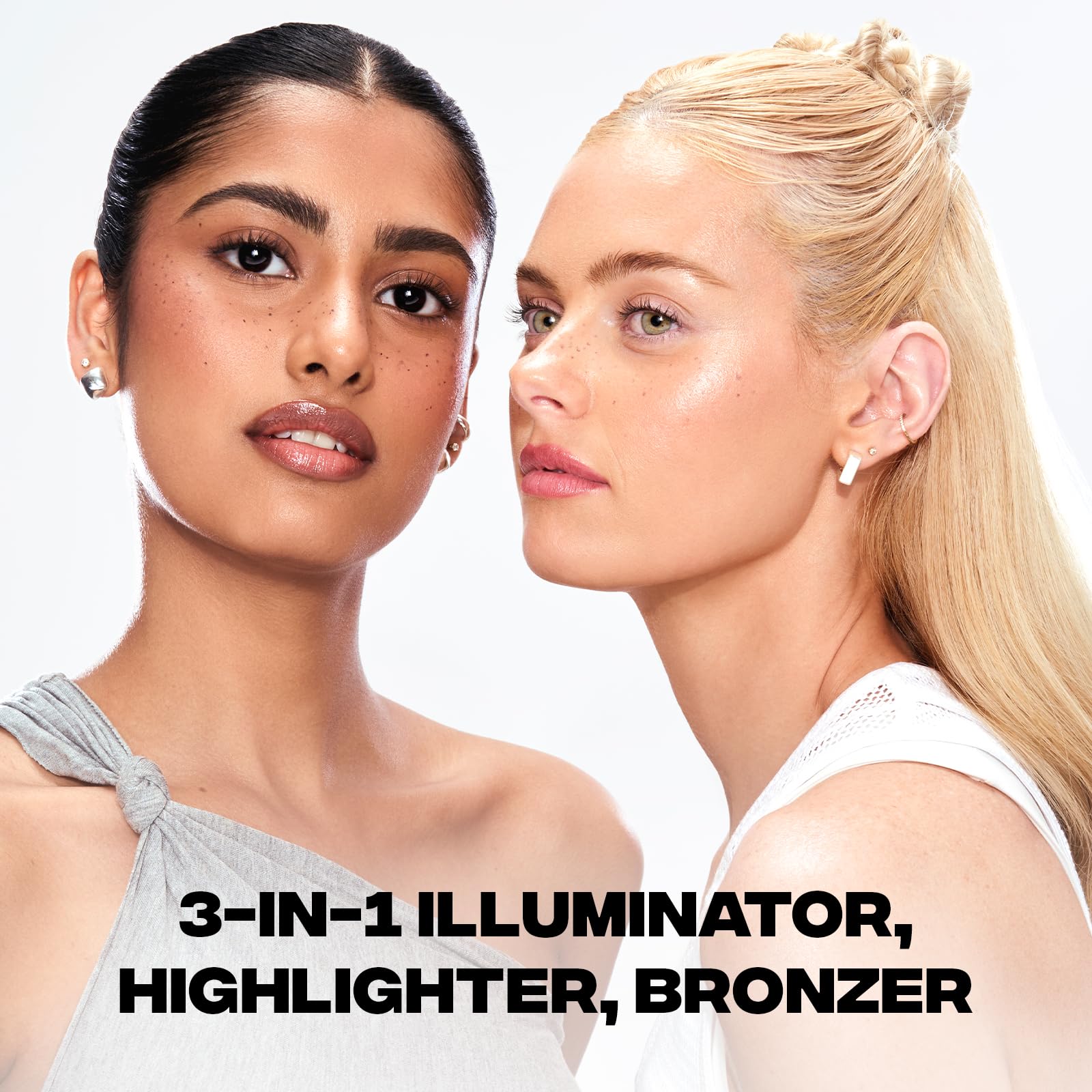 Sacheu Liquid Glow STAY-N Liquid Highlighter & Illuminator Makeup — 30ml Long Lasting Luminous Glow Lightweight Dewy Finish, Aura Glow