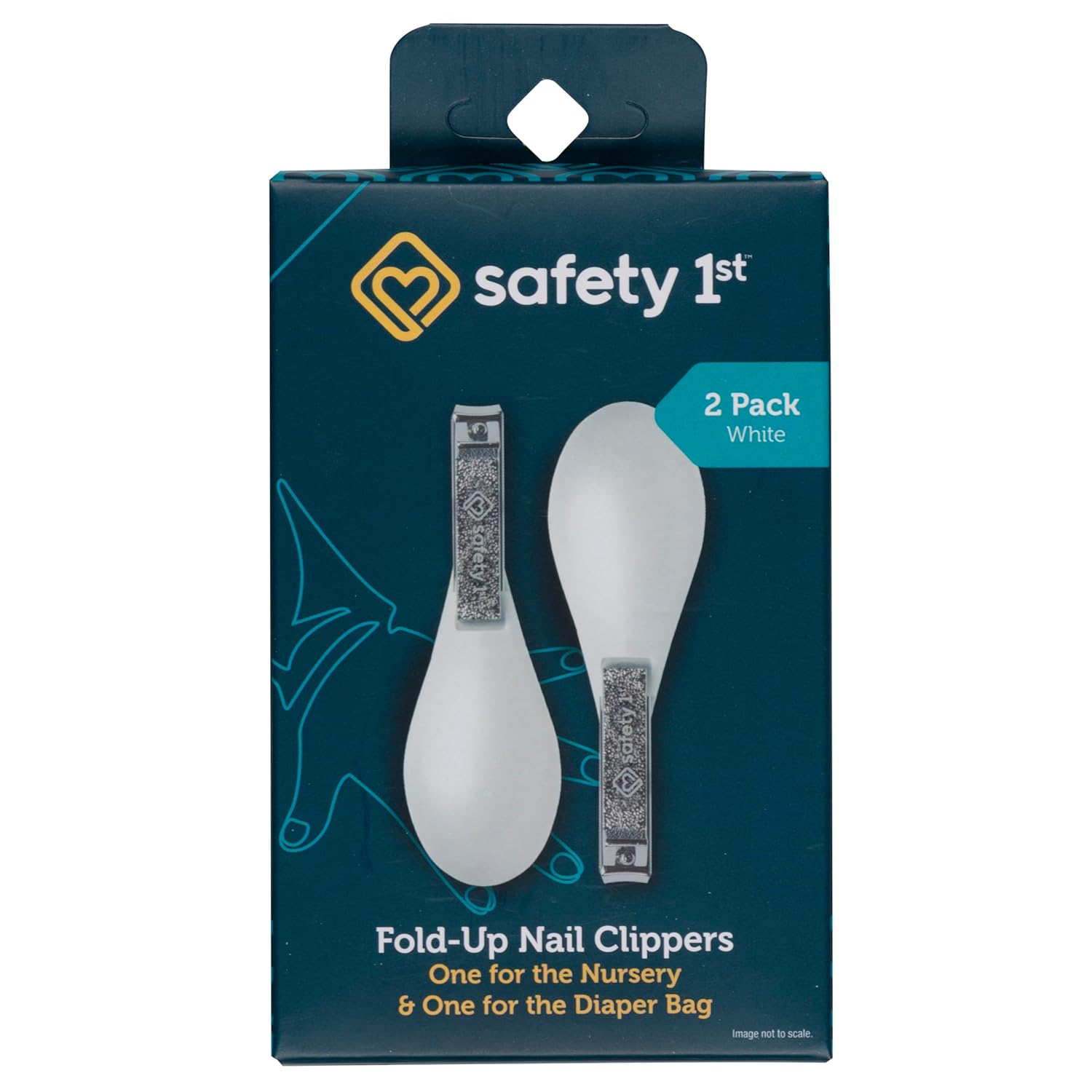 Safety 1st Fold-Up Nail Clippers - 2pk