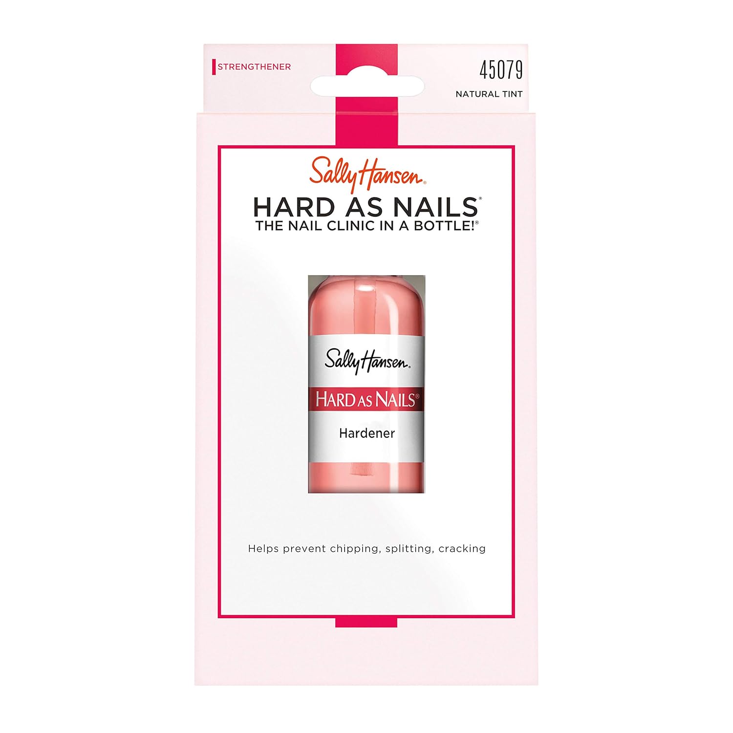 Sally Hansen Hard As Nails®, Natural Tint, Nail Strengthener, Nail Protectant