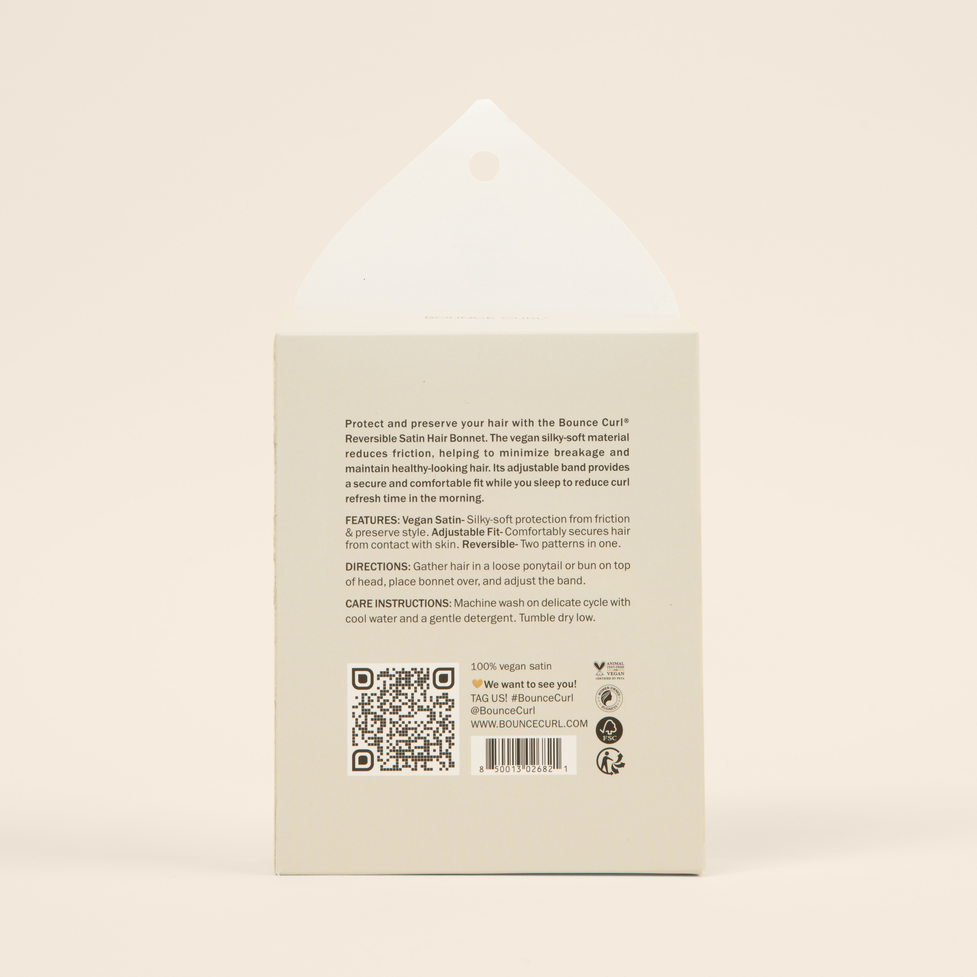 Reversible Satin Hair Bonnet