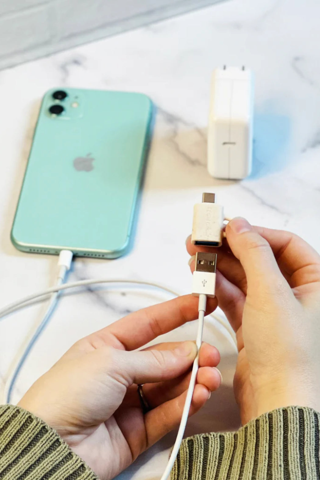 Set of two USB adapters on Ring