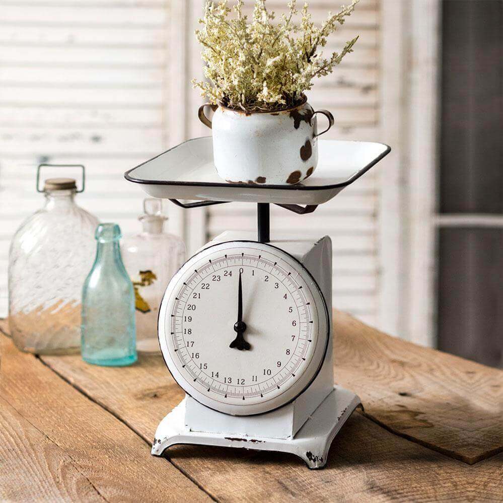 Decorative Shabby Chic Kitchen Scale