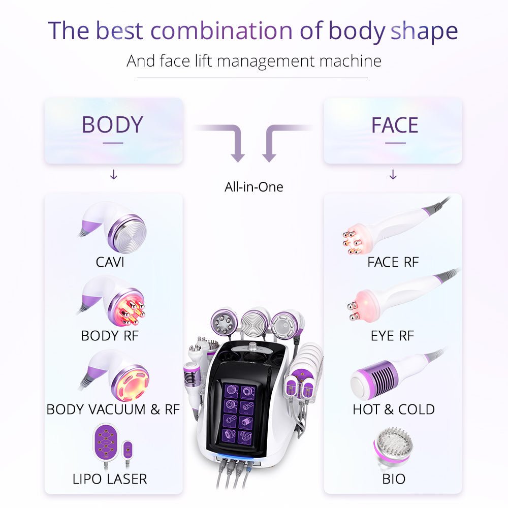 Shape Tactics 40K Cavitation RF Microcurrent Hot & Cold Therapy System