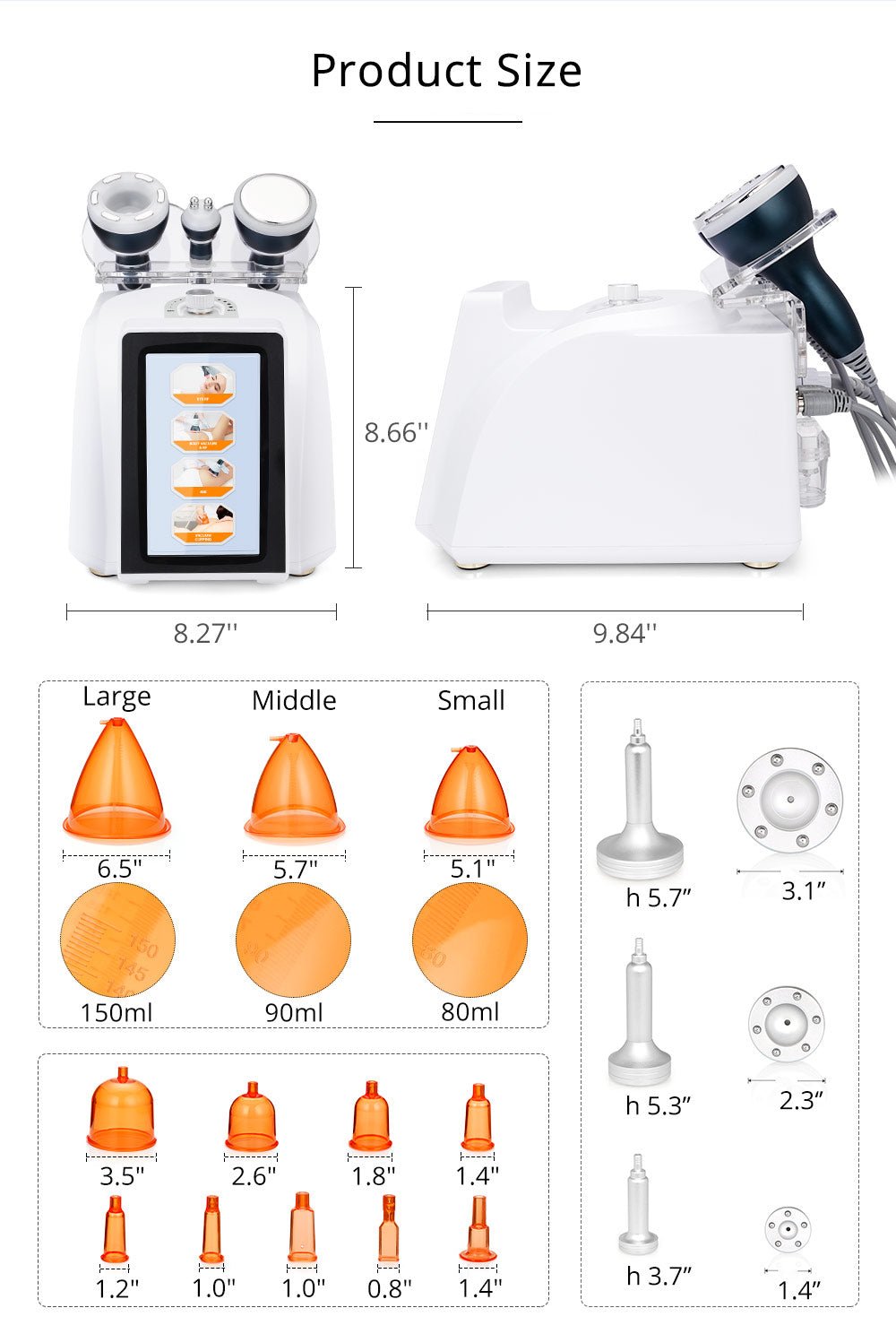 Shape Tactics 40K Cavitation and RF Vacuum Contouring System
