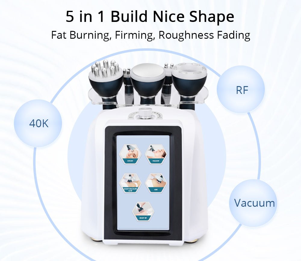 Shape Tactics 5-in-1 Ultrasonic Cavitation RF Vacuum System
