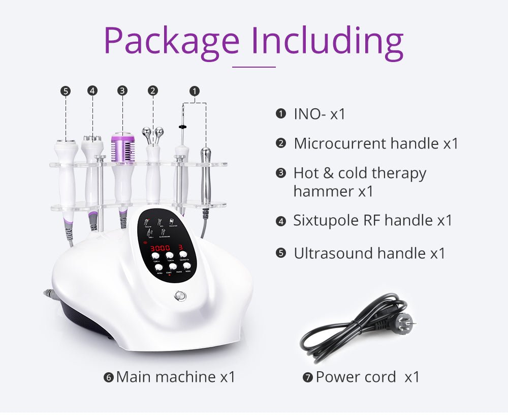 Shape Tactics 5-in-1 Ultrasonic RF Bio Hot Cold Facial System