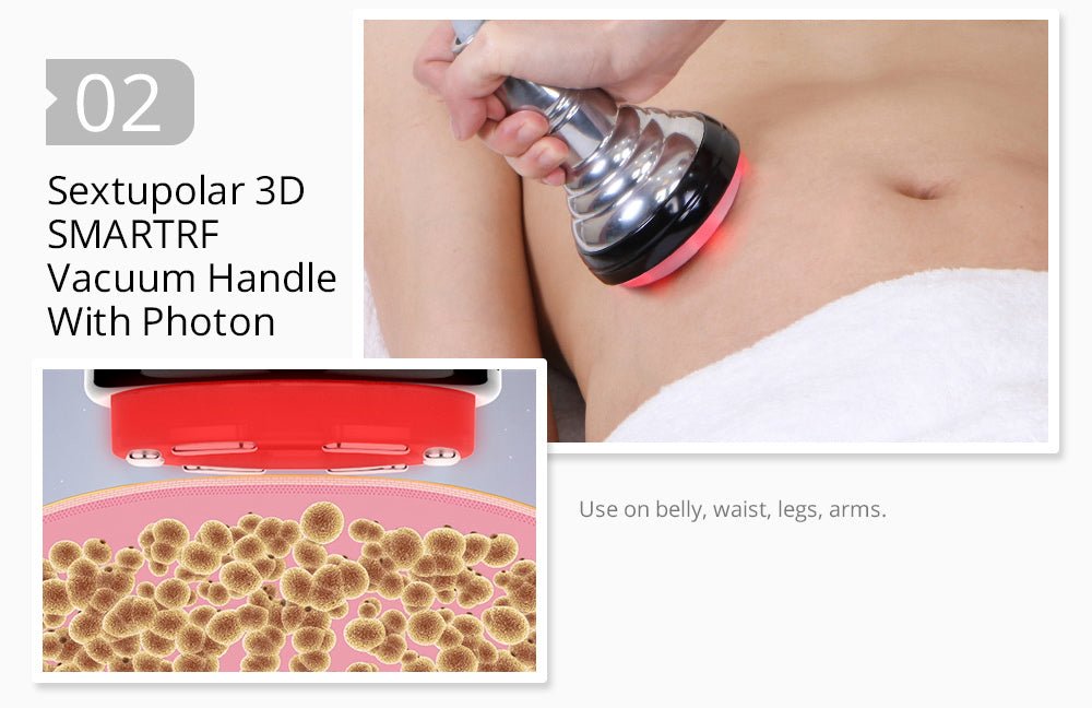 Shape Tactics 5-in-1 Unoisetion Cavitation 2.0 3D Smart Vacuum RF System