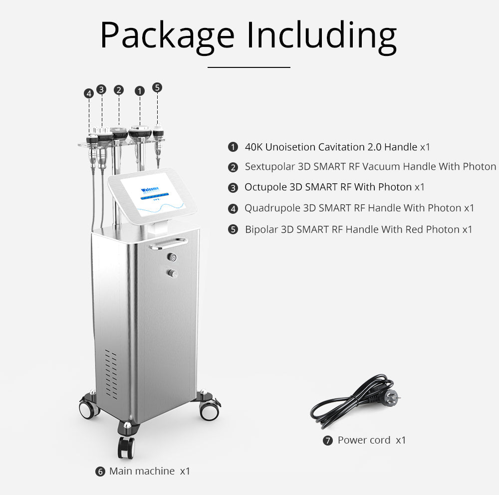Shape Tactics 5-in-1 Unoisetion Cavitation 2.0 3D Smart Vacuum RF System