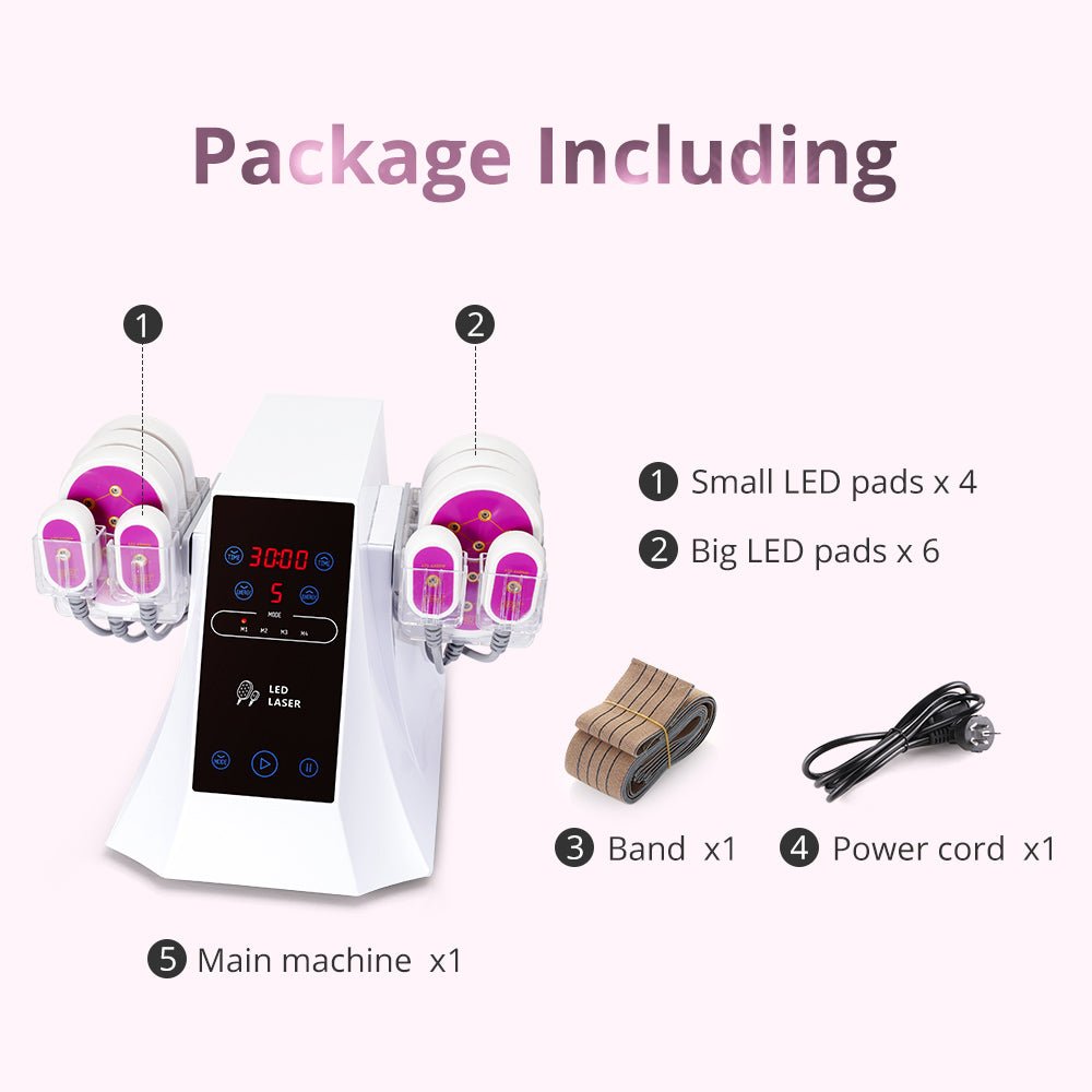 Shape Tactics 10-Pad LED Laser Therapy System 635-650nm