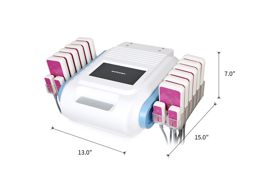 Shape Tactics 16-Pad 5mW 635-650nm Laser Lipo Therapy System