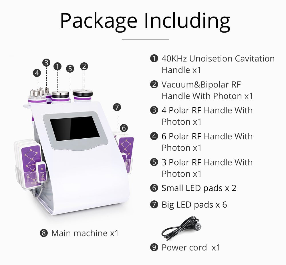 Shape Tactics 6-in-1 40K LED RF Wellness System