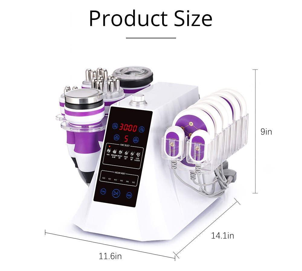 Shape Tactics 6-in-1 Cavitation RF LED Laser Lipo System