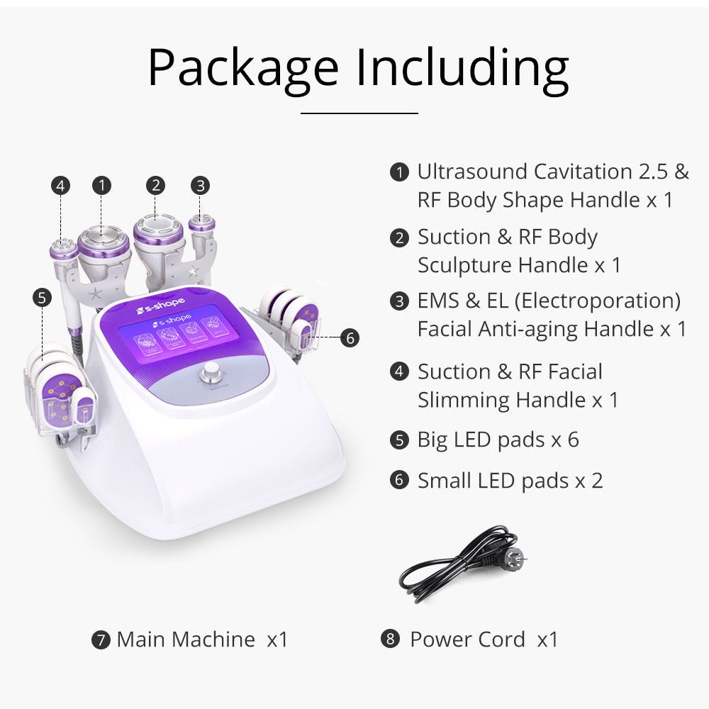 Shape Tactics S-Shape 30K Cavitation LED Laser System