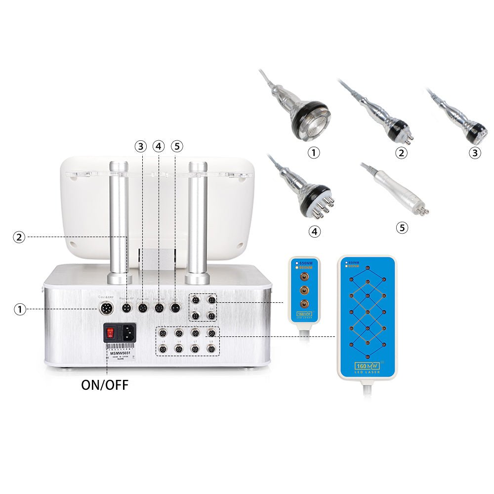 Shape Tactics 650nm & 980nm Dual-Wavelength Diode Lipo RF BIO System
