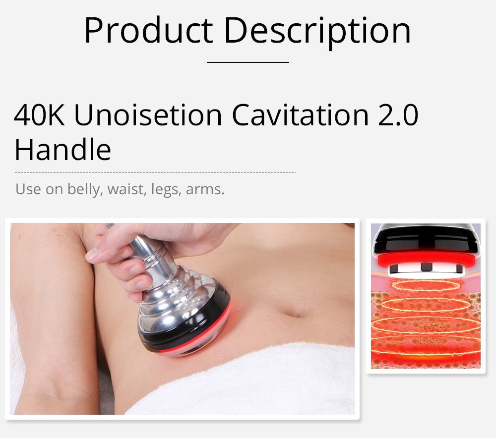 Shape Tactics 8-in-1 Cavitation RF Bio Hot and Cold Therapy System