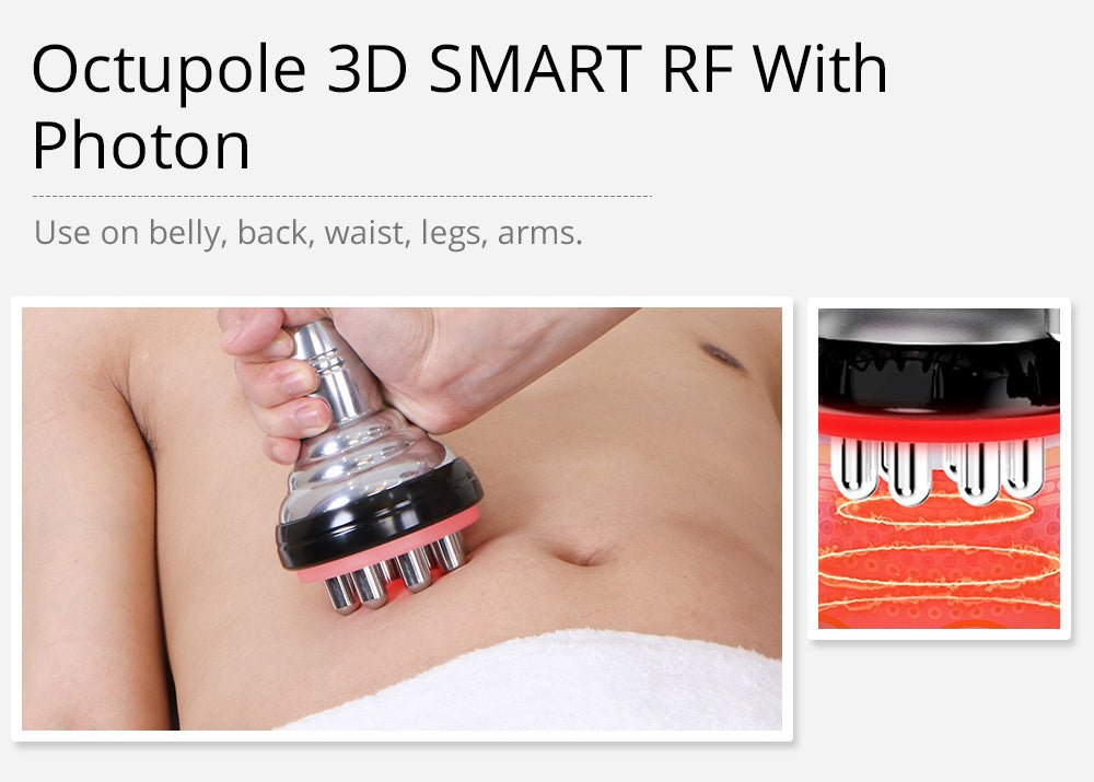 Shape Tactics 8-in-1 Cavitation RF Bio Hot and Cold Therapy System