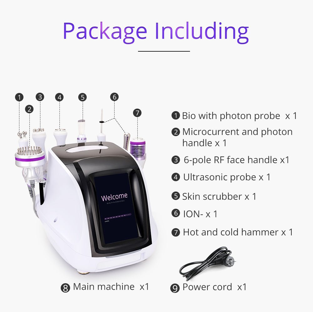Shape Tactics 8-in-1 RF Skin Tightening System with Hot & Cold Hammer and BIO Therapy