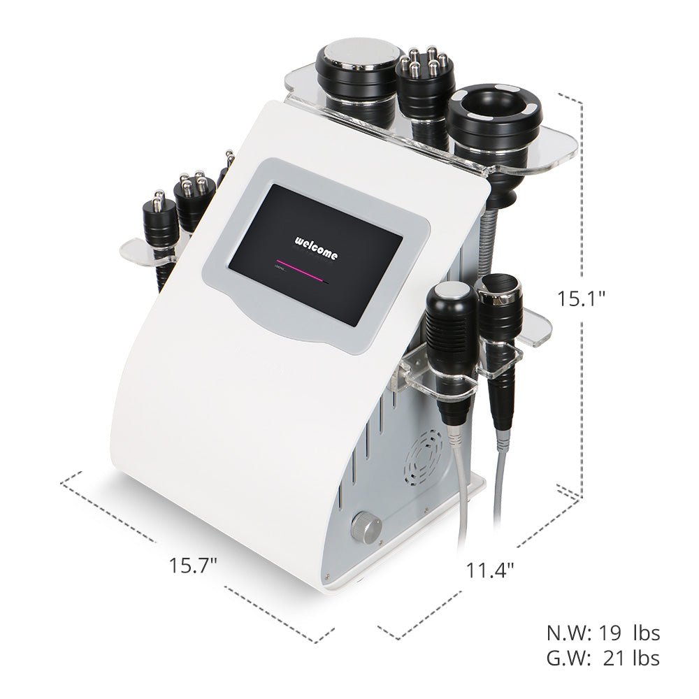 Shape Tactics 8-in-1 Unoisetion Cavitation RF Bio Cooling Hammer System