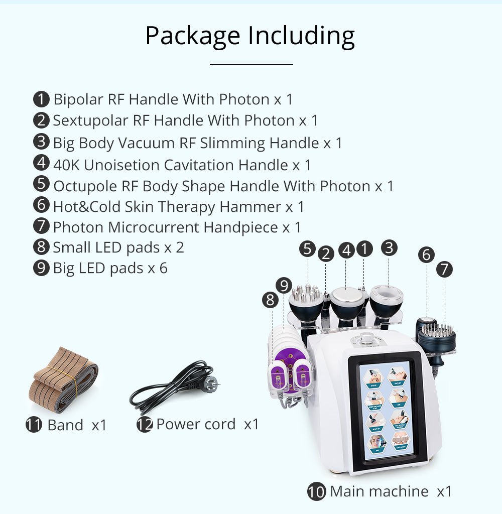 Shape Tactics 9-in-1 RF Cavitation Vacuum Body Contouring Machine